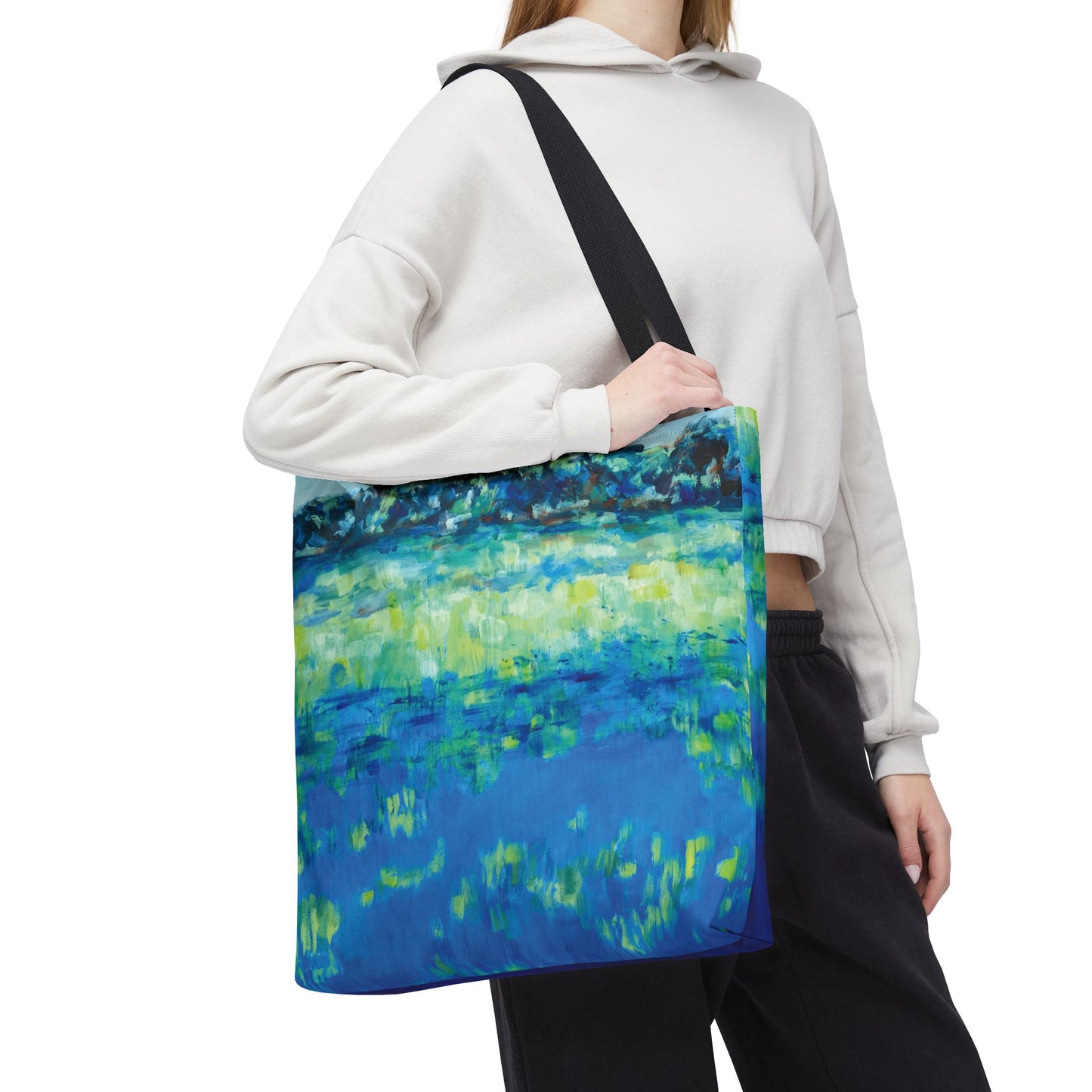 Waters Edge 2 Landscape Art Tote Bag - Leslie Karpinski