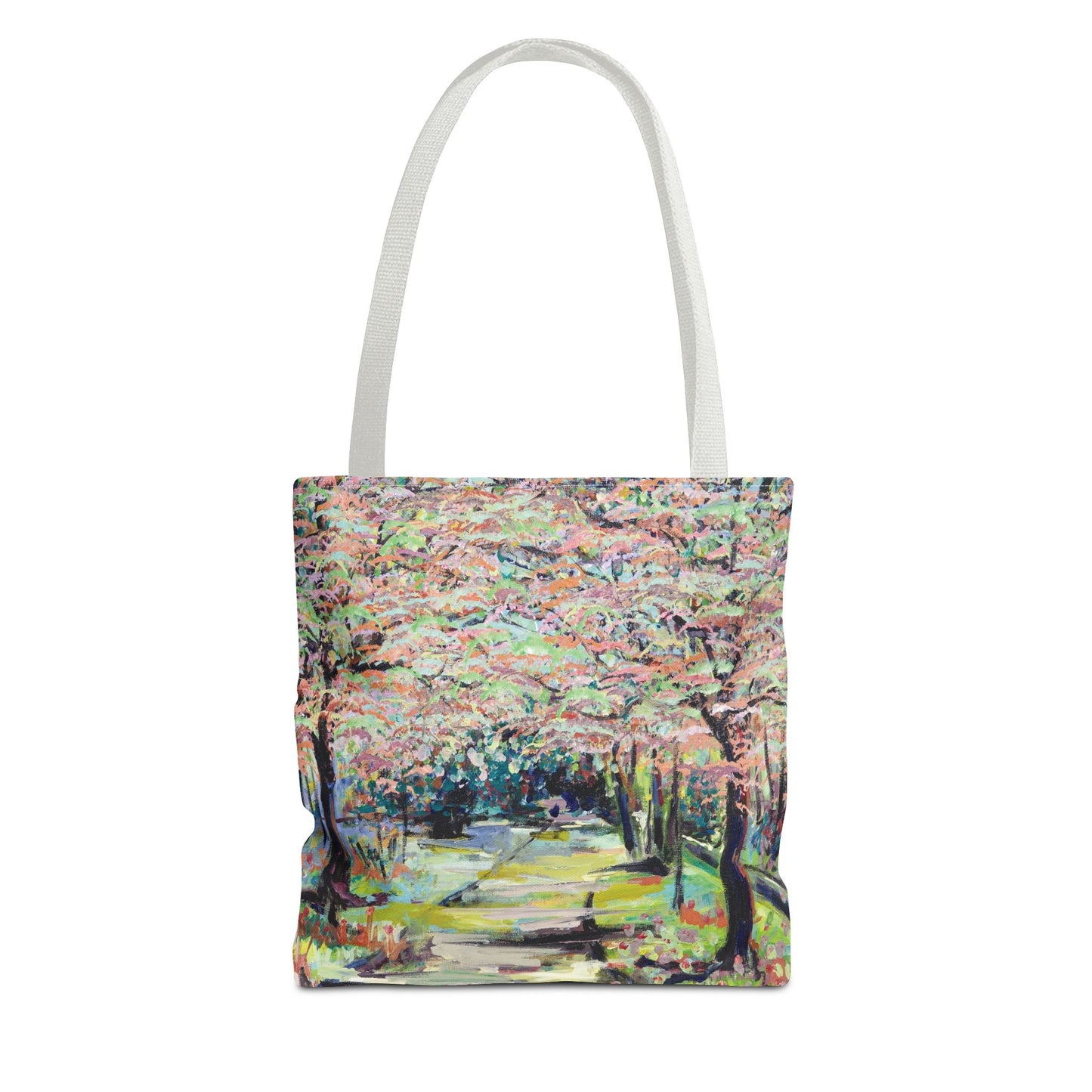 Path in Reynolda Gardens Art Tote Bag - Leslie Karpinski