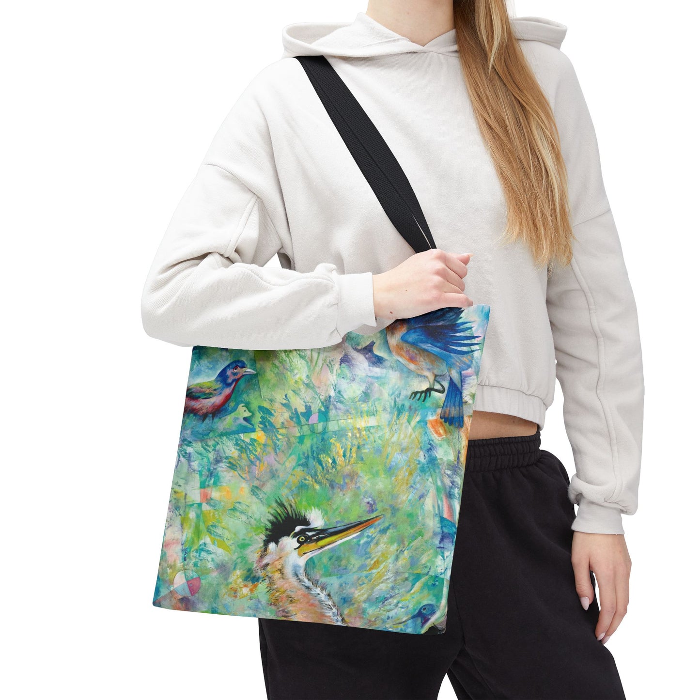 Messengers in the Sky Canvas Tote Bag - Leslie Karpinski