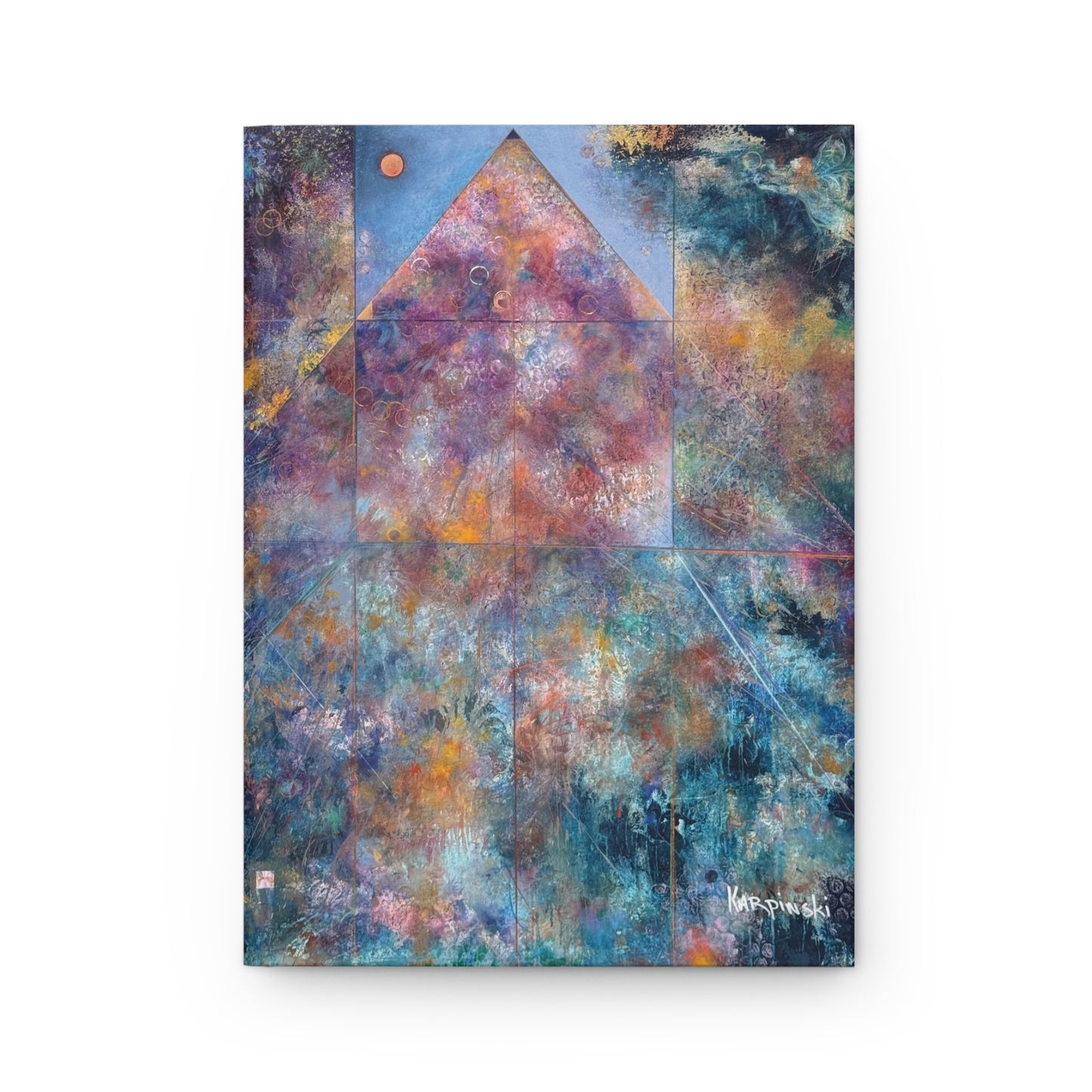 Emergence Abstract Art Hardcover Journal - Leslie Karpinski