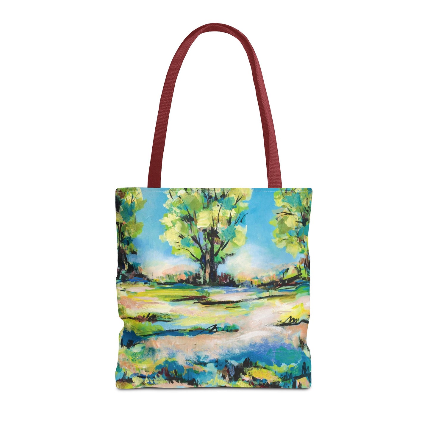 Tanglewood Tree Line Canvas Tote Bag - Leslie Karpinski