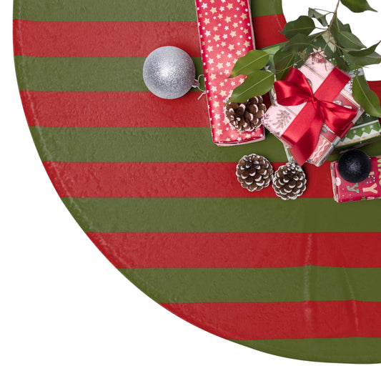 Freddy Stripe Halloween Tree Skirt Halloween Decoration - Saiko Studio