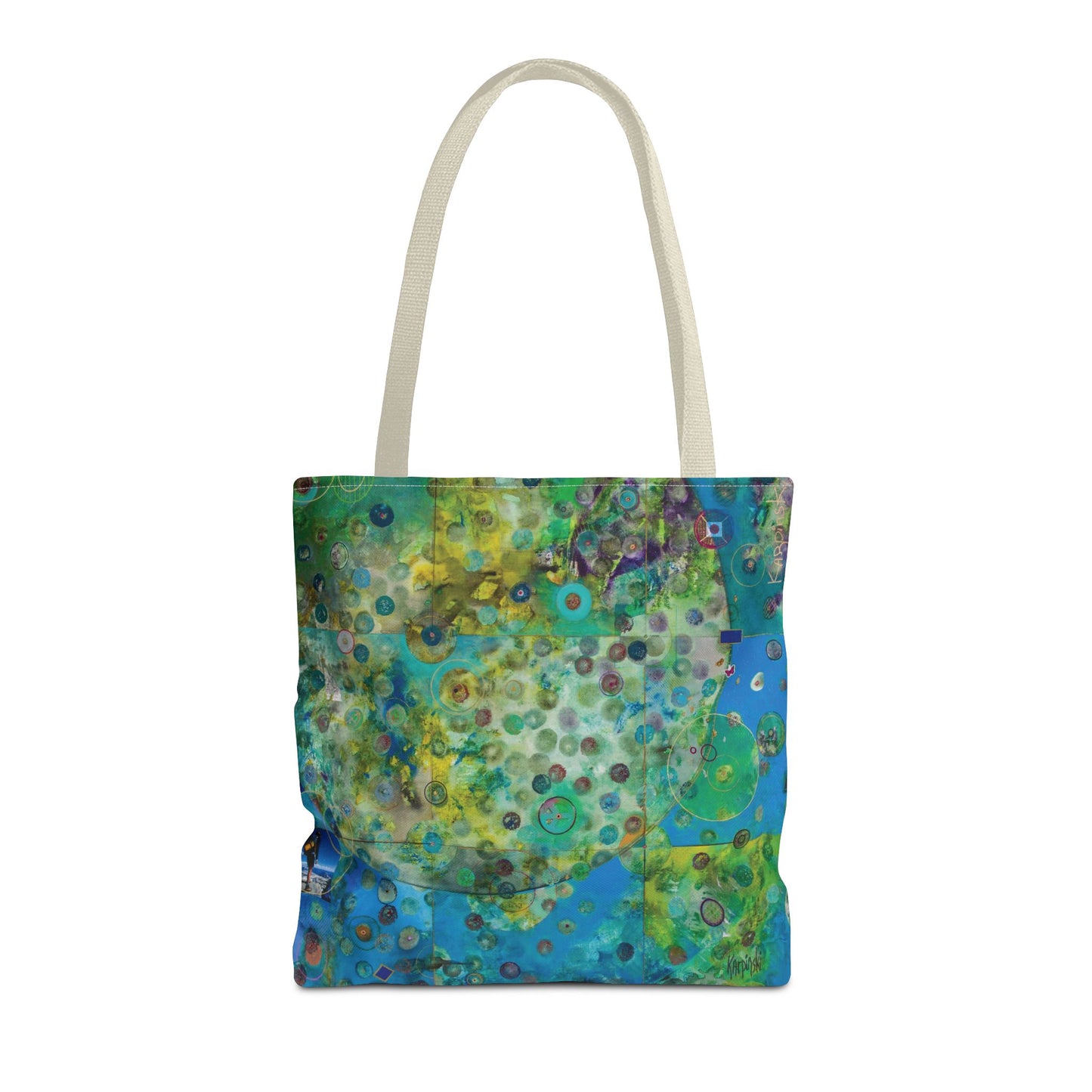 Earth Art Tote Bag Canvas Shopping Bag - Leslie Karpinski
