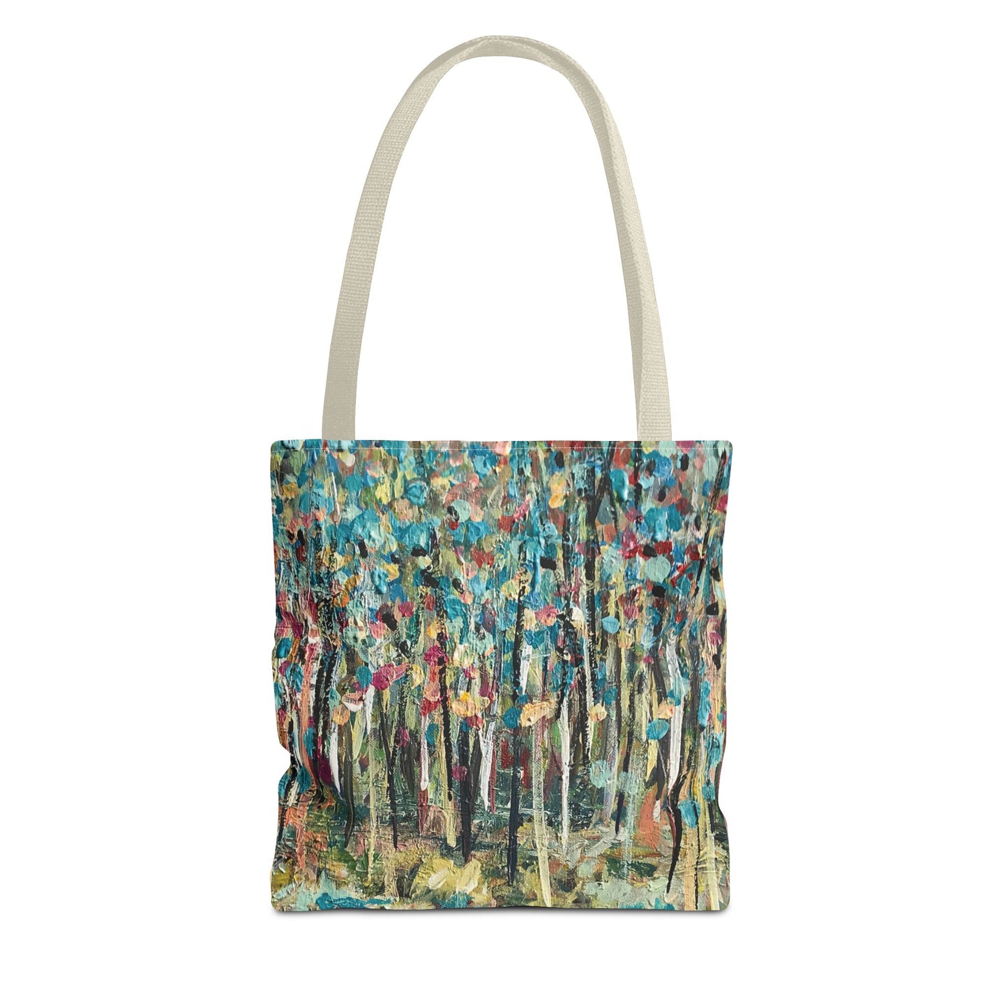 Colorful Landscape Canvas Art Tote Bag - Leslie Karpinski
