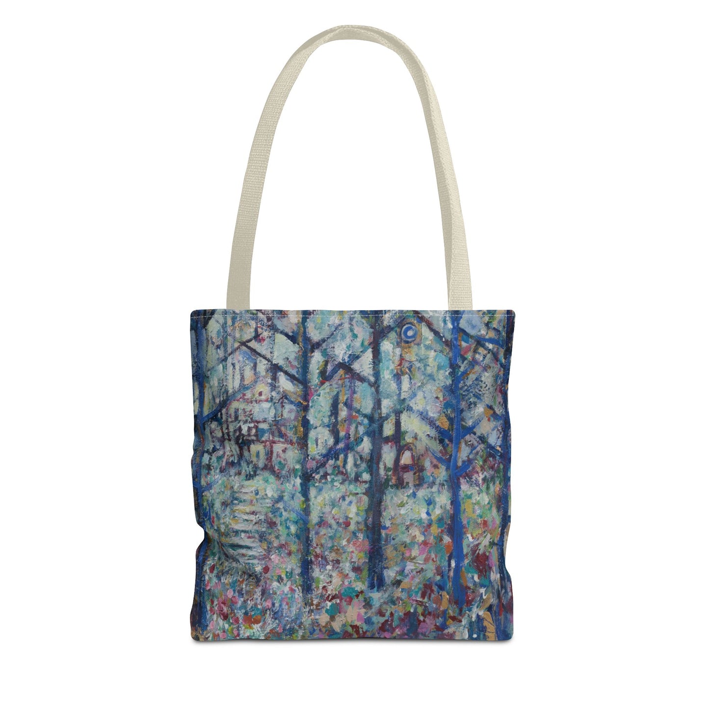 Stairs 2 Home Art Tote Bag - Leslie Karpinski
