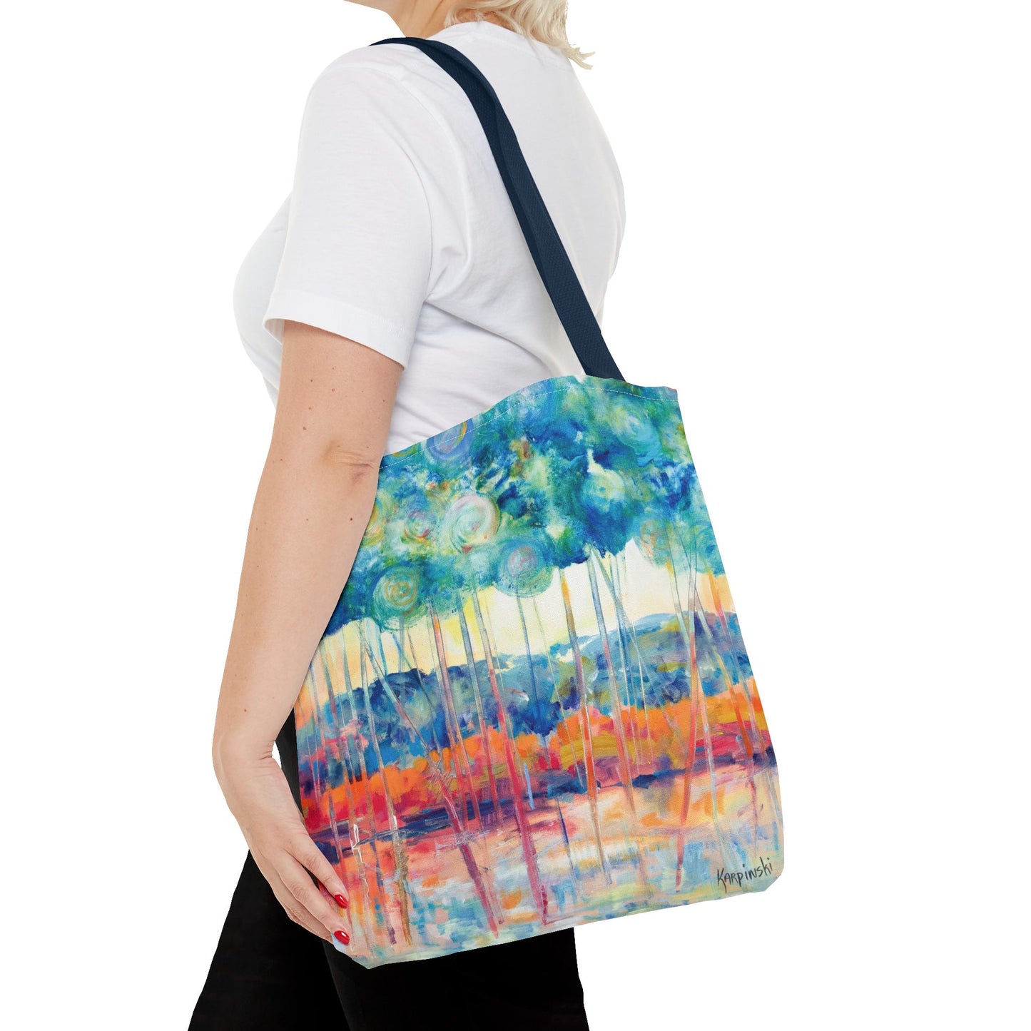 Canopy At Sunset Canvas Tote Bag - Leslie Karpinski