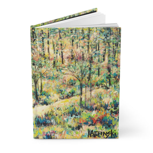 Landscape Art Hardcover Lined Journal - Reynolda Gardens - Leslie Karpinski