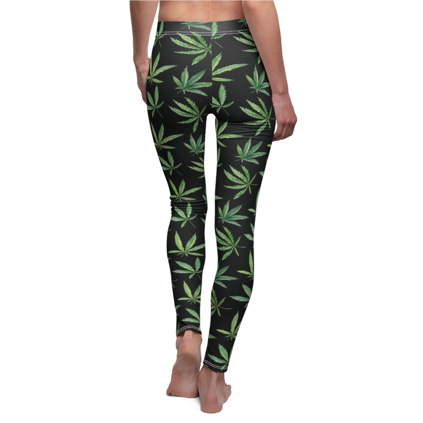 Marijuana Pot Leaf Women Leggings Yoga Pants - Saiko Studio