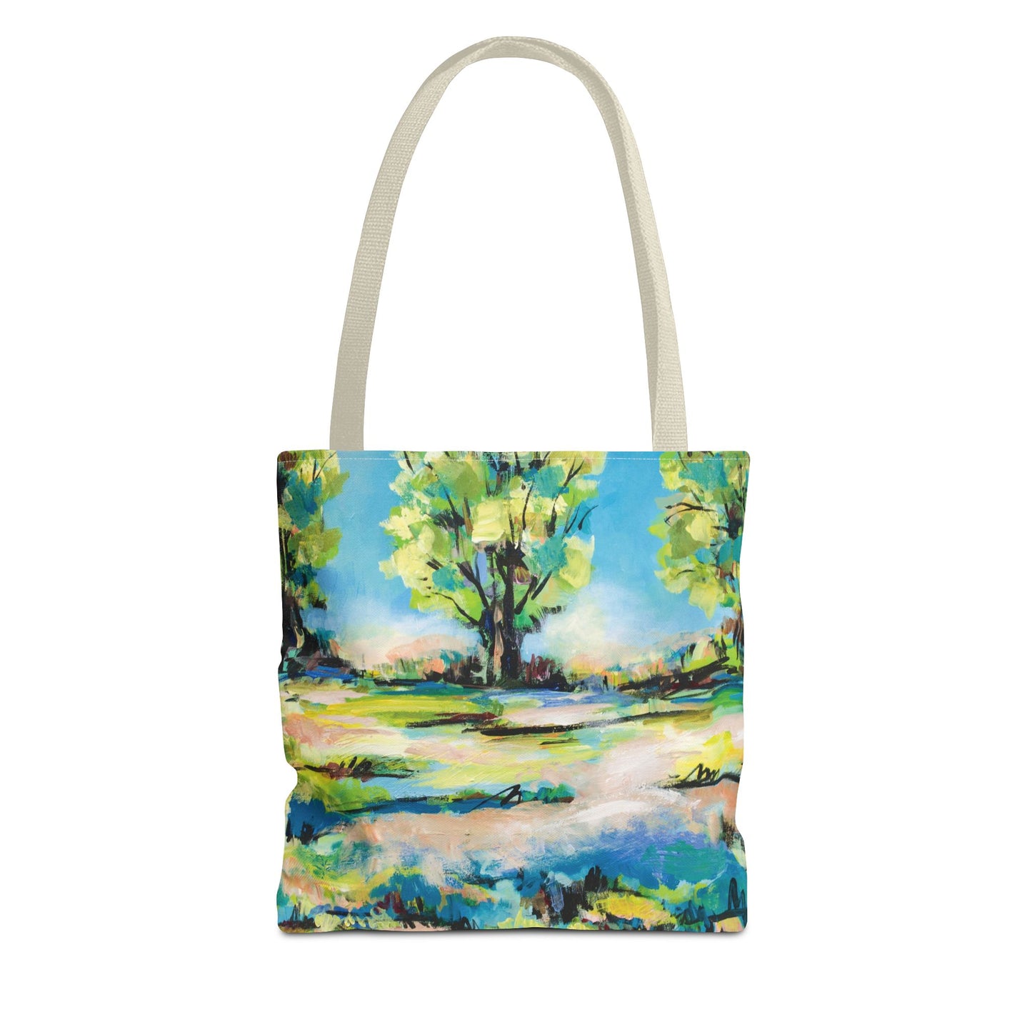 Tanglewood Tree Line Canvas Tote Bag - Leslie Karpinski