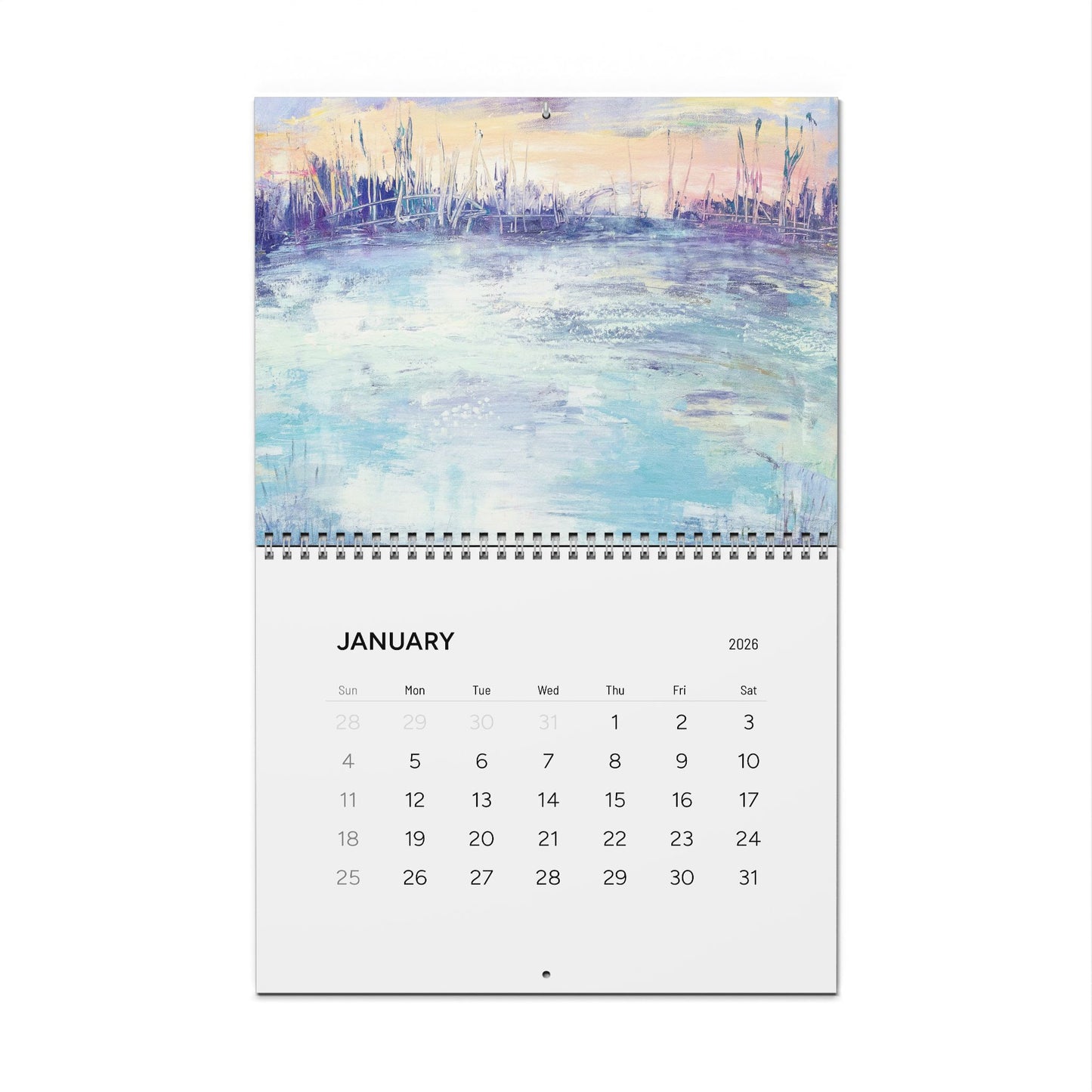 Leslie Karpinski Art Wall Calendar 2026
