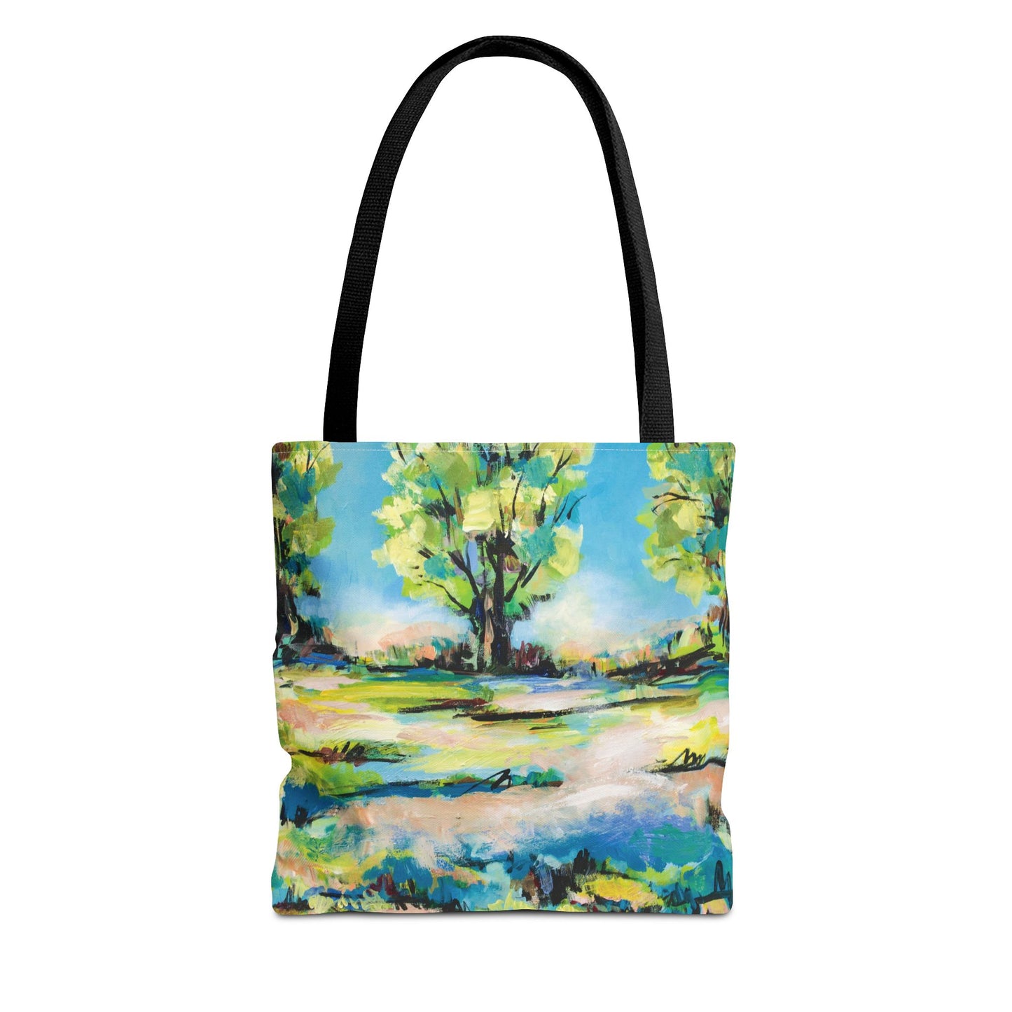 Tanglewood Tree Line Canvas Tote Bag - Leslie Karpinski