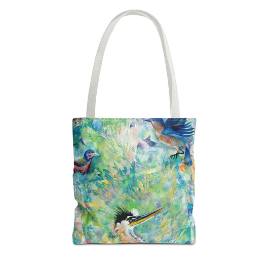 Messengers in the Sky Canvas Tote Bag - Leslie Karpinski