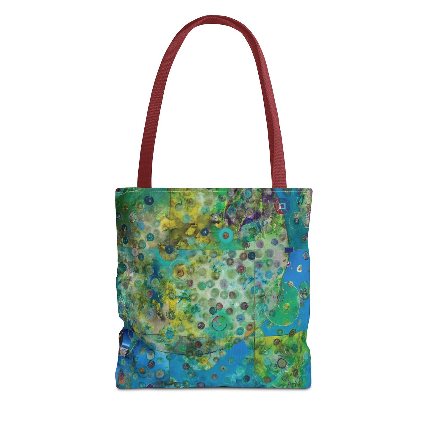 Earth Art Canvas Shopping Tote Bag - Leslie Karpinski