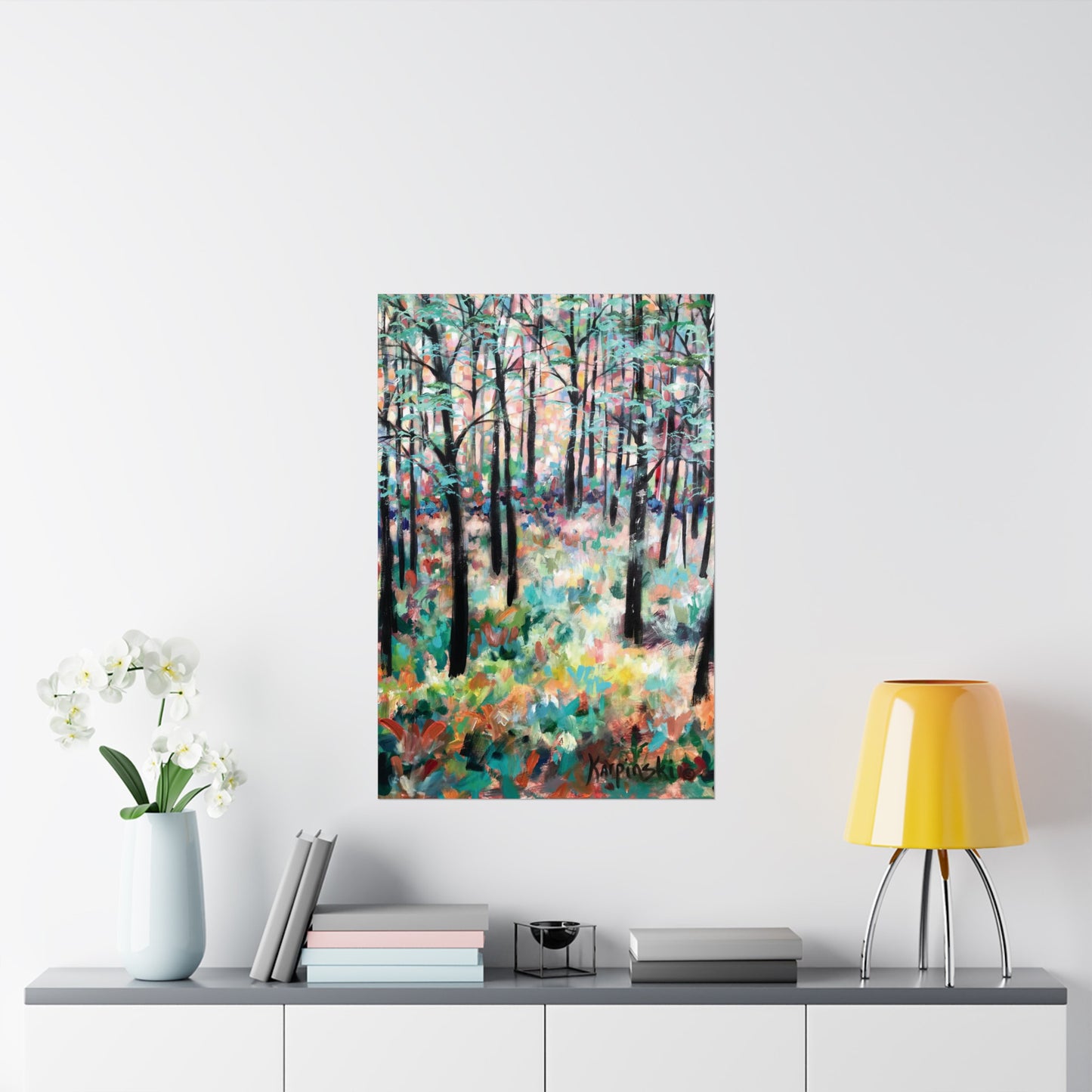 Forest Nature Fine Art Print Landscape Artwork - Trees Of Hope By Leslie Karpinski