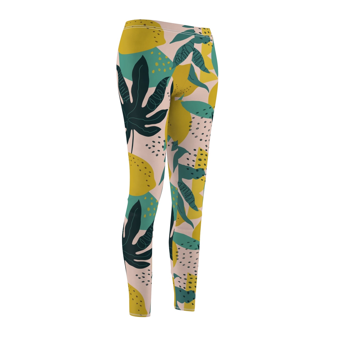 Lemon Womens Leggings Stretch Pants - Saiko Studio