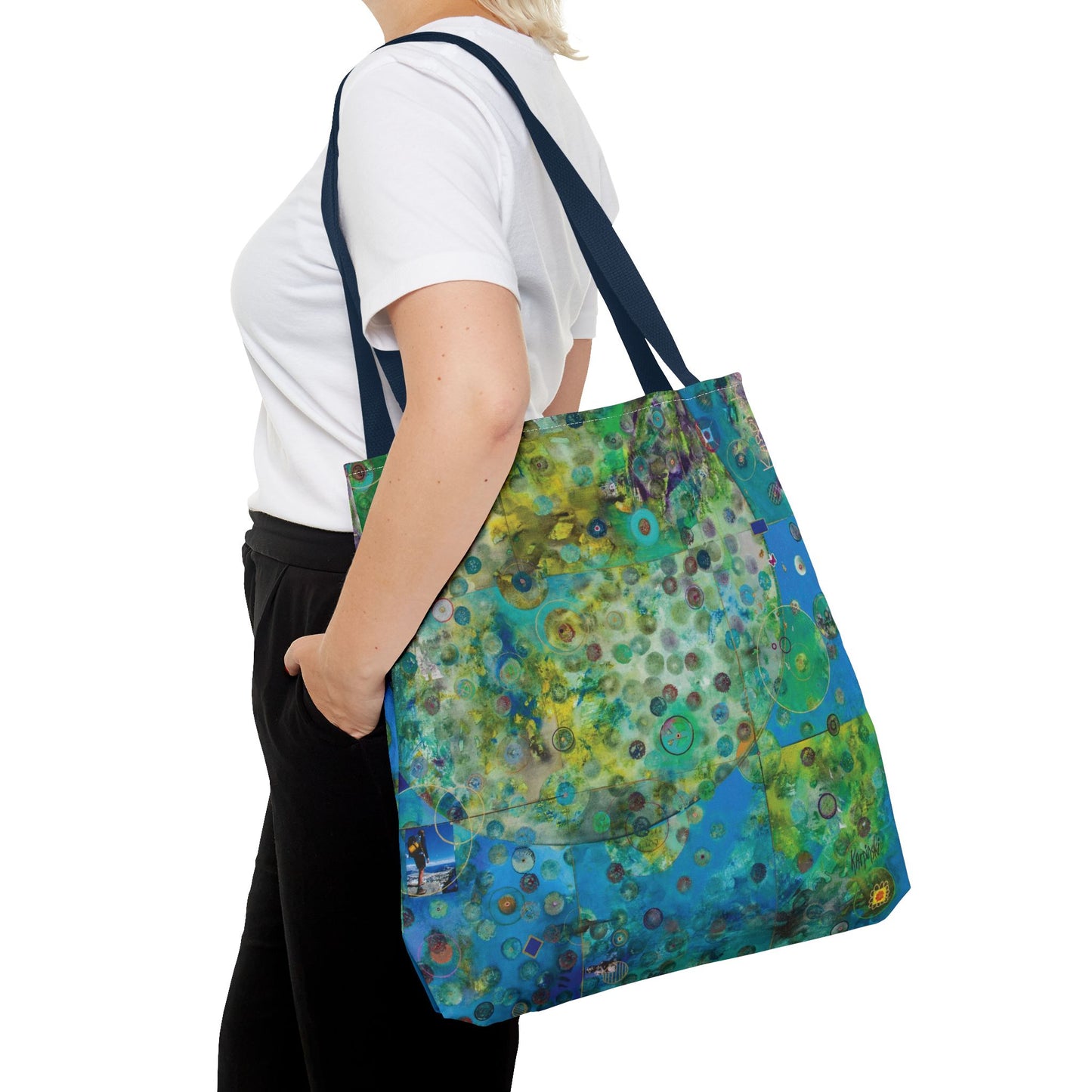 Earth Art Tote Bag Canvas Shopping Bag - Leslie Karpinski