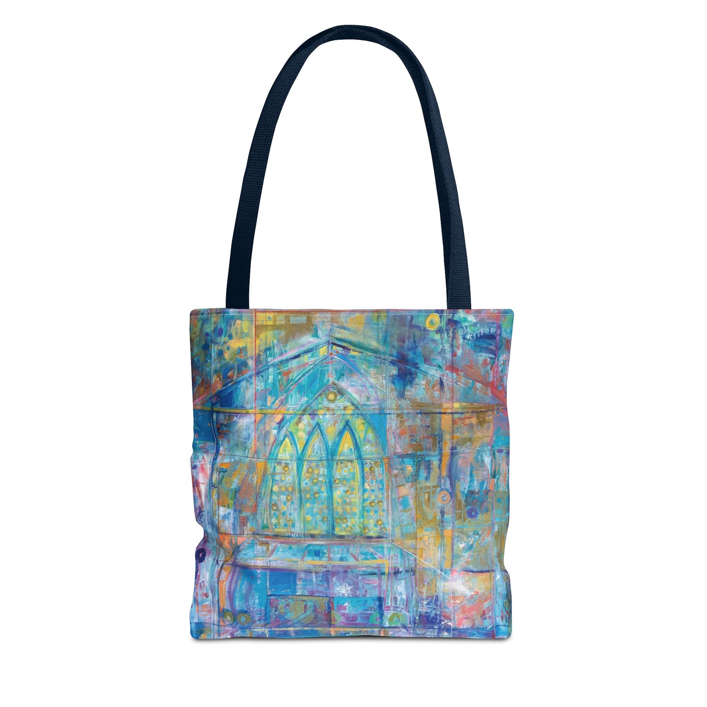 Color of Light Abstract Art Canvas Tote Bag - Leslie Karpinski