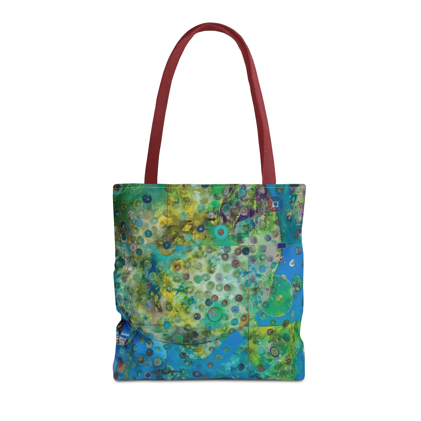 Earth Art Tote Bag Canvas Shopping Bag - Leslie Karpinski