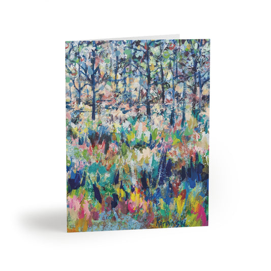 Colorful Landscape Artist Nature Greeting Card Multi Pack - Healing From The Storm by Leslie Karpinski