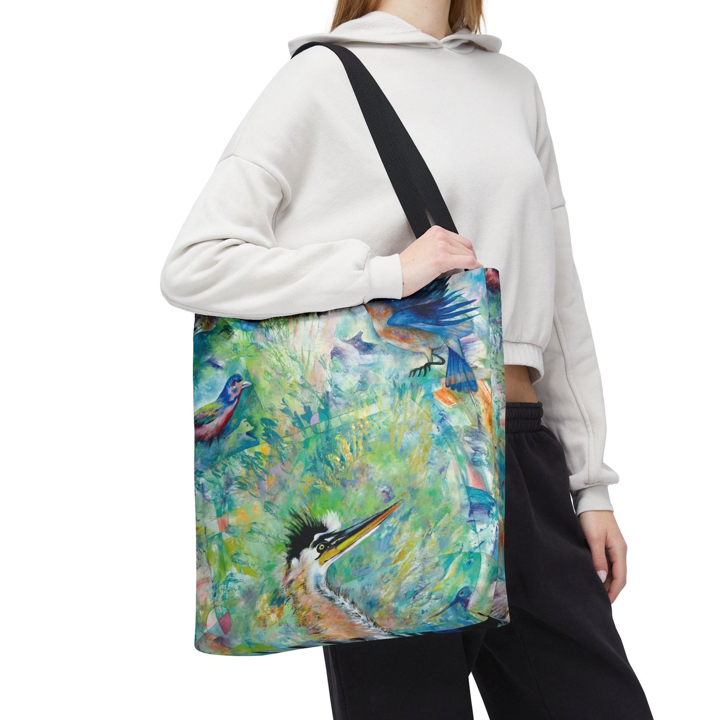 Messengers in the Sky Canvas Tote Bag - Leslie Karpinski