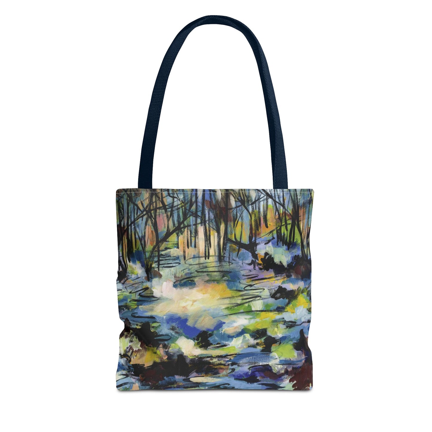 Afternoon Glow of Trees Landscape Tote Bag - Leslie Karpinski