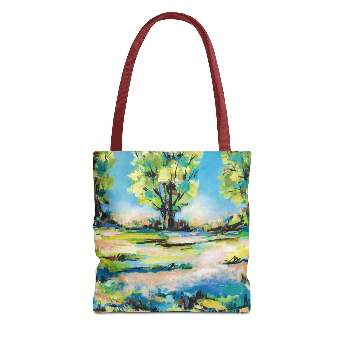 Tanglewood Tree Line Canvas Tote Bag - Leslie Karpinski