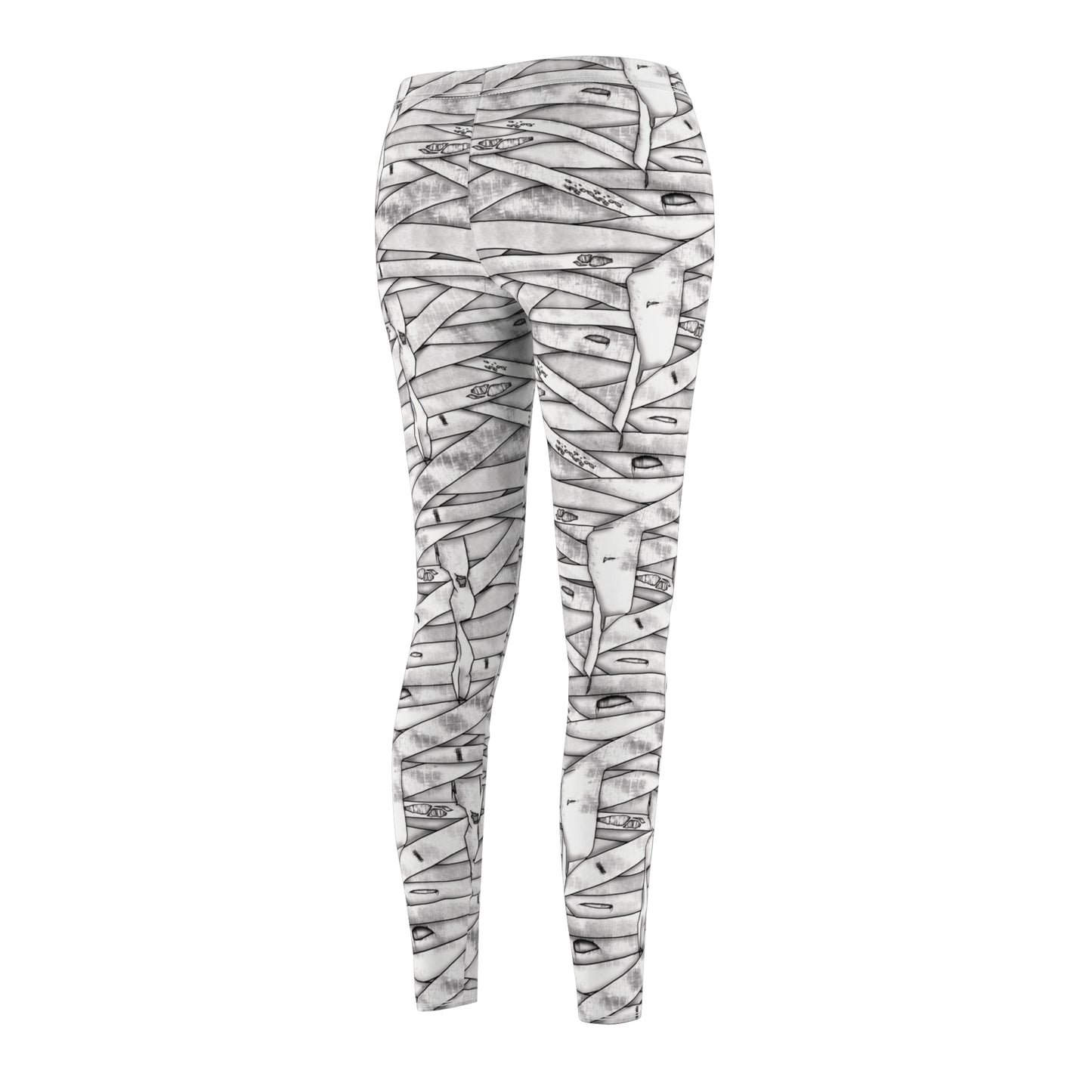 Mummy Womens Halloween Costume Leggings Yoga Stretch Pants - Saiko Studio