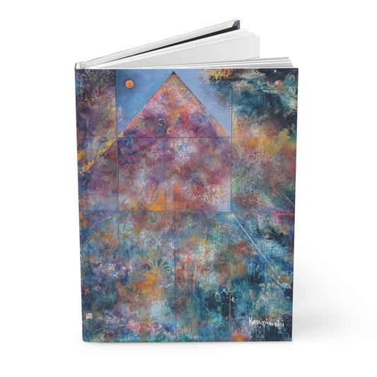 Emergence Abstract Art Hardcover Journal - Leslie Karpinski