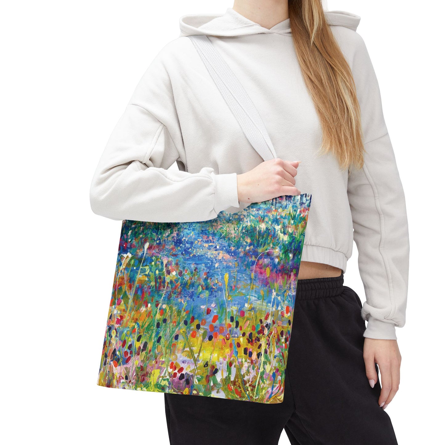 Paths and Journies Landscape Art Tote Bag - Leslie Karpinski