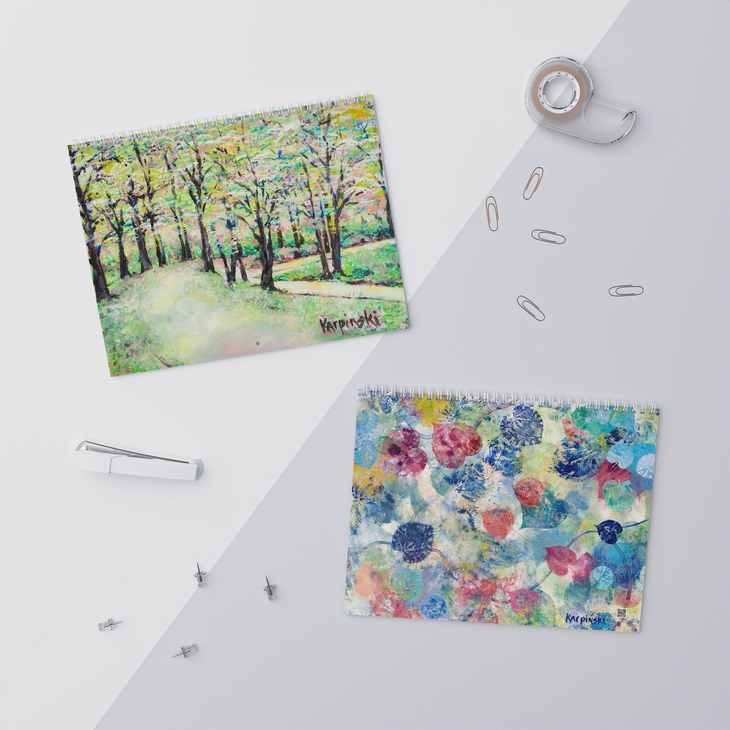 Leslie Karpinski Art Wall Calendar 2026