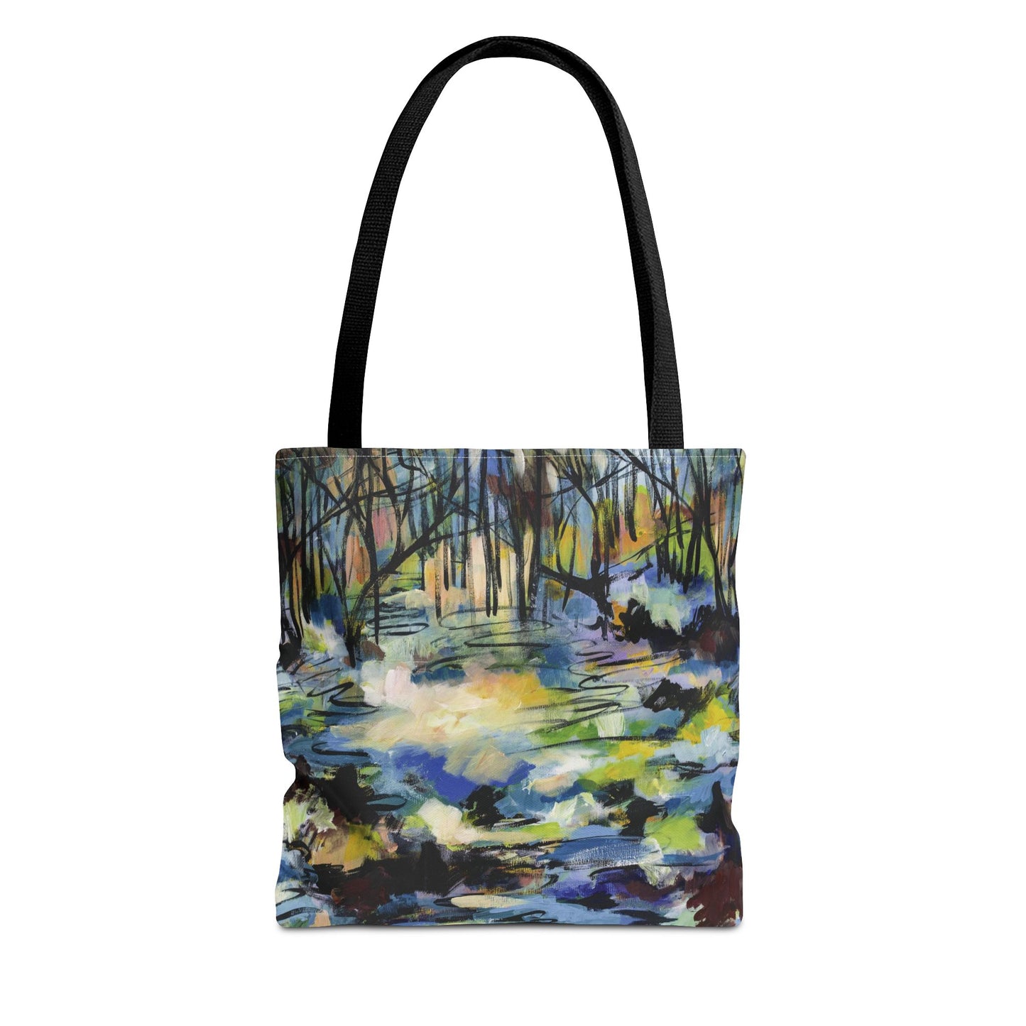 Afternoon Glow of Trees Landscape Tote Bag - Leslie Karpinski
