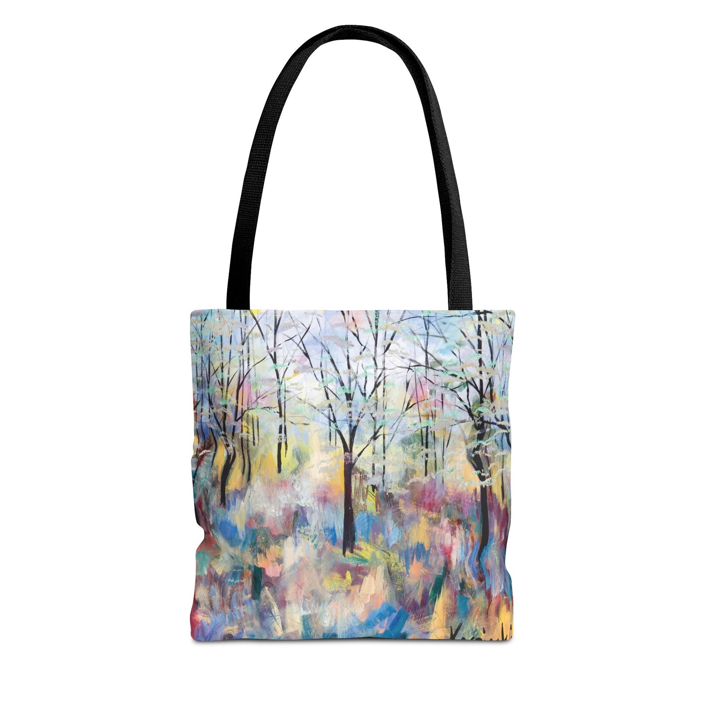 Blue Ridge Parkway Canvas Art Tote Bag - Leslie Karpinski