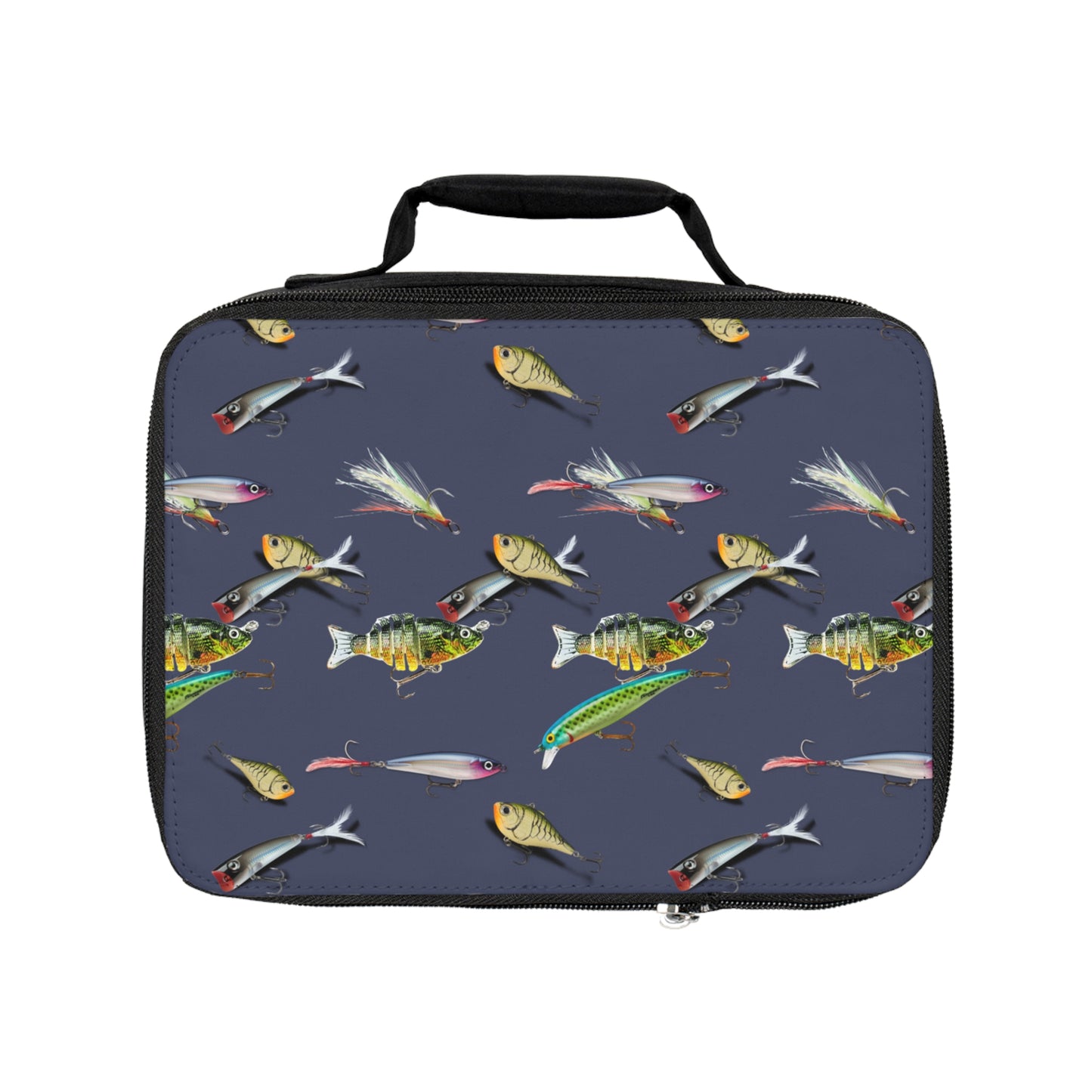 Fish Lunch Bag Fishing Lure Personalized Insulated Lunch Box - Saiko Studio