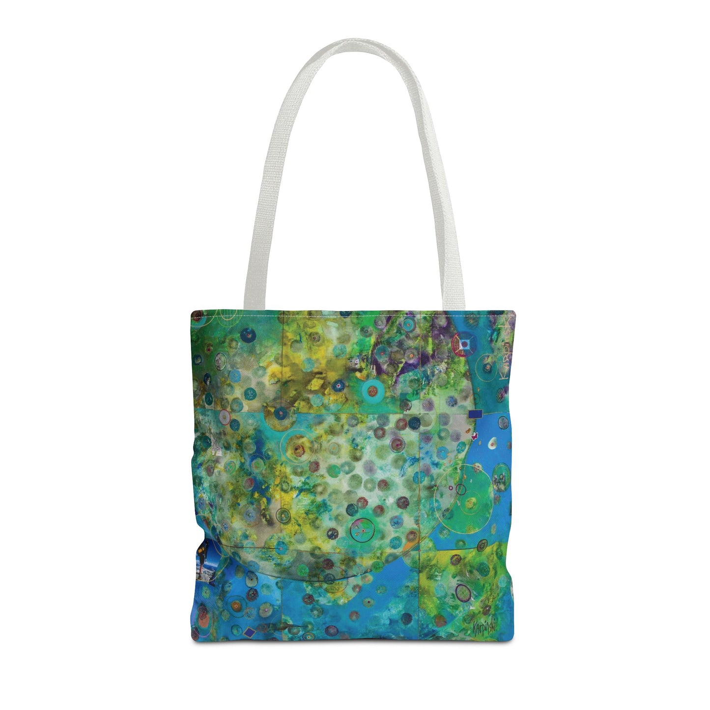 Earth Art Tote Bag Canvas Shopping Bag - Leslie Karpinski