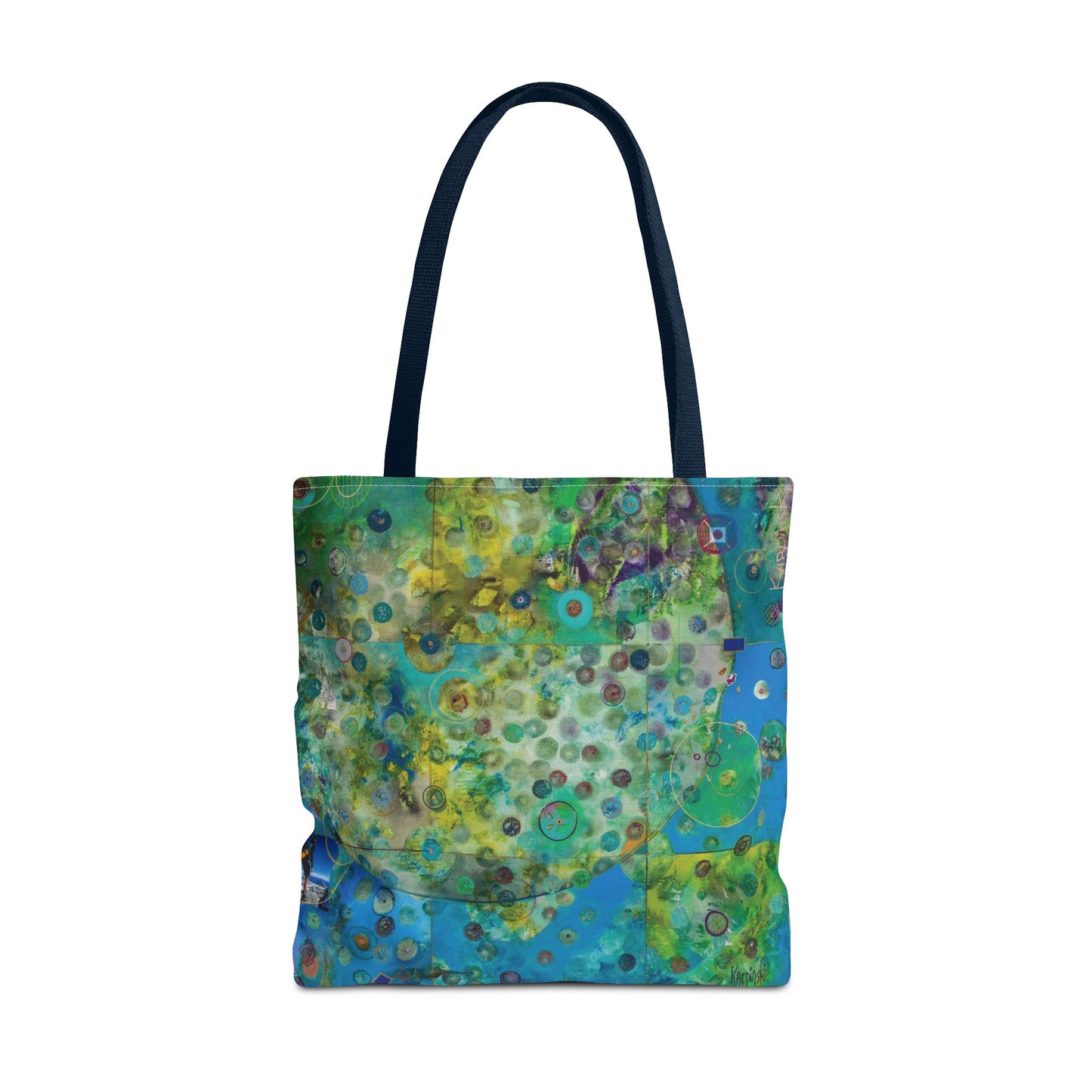 Earth Art Canvas Shopping Tote Bag - Leslie Karpinski