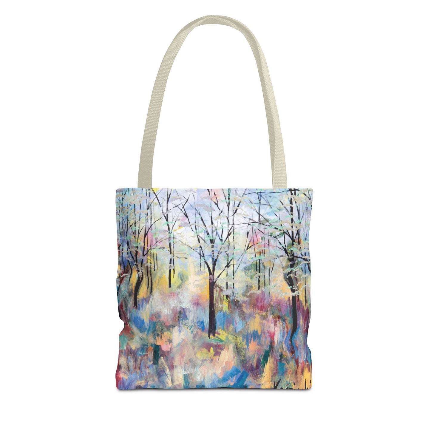 Blue Ridge Parkway Canvas Art Tote Bag - Leslie Karpinski