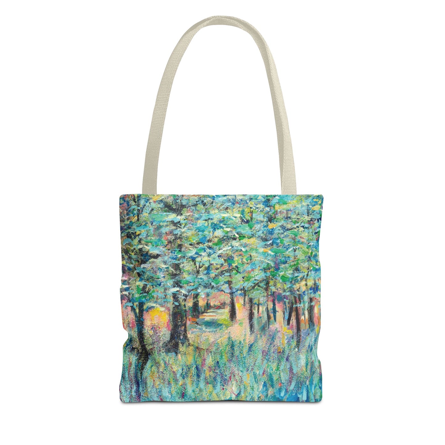 Field of Trees Landscape Tote Bag - Leslie Karpinski