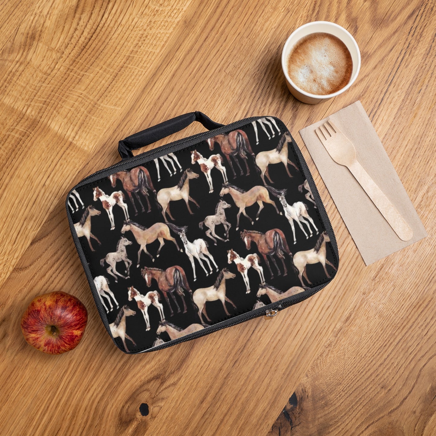 Horse Lunch Bag Lunch Box Personalized School Accessories - Saiko Studio