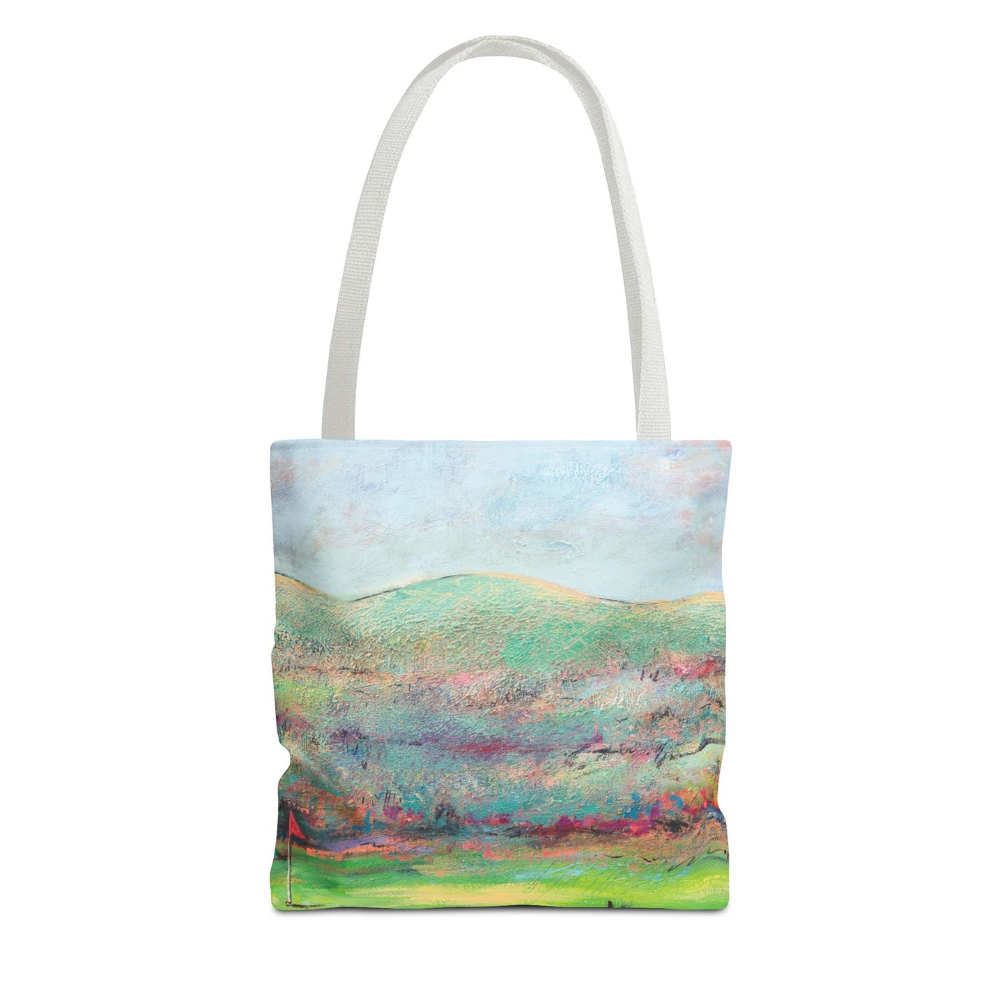 Making the Putt Golf Canvas Tote Bag  - Leslie Karpinski