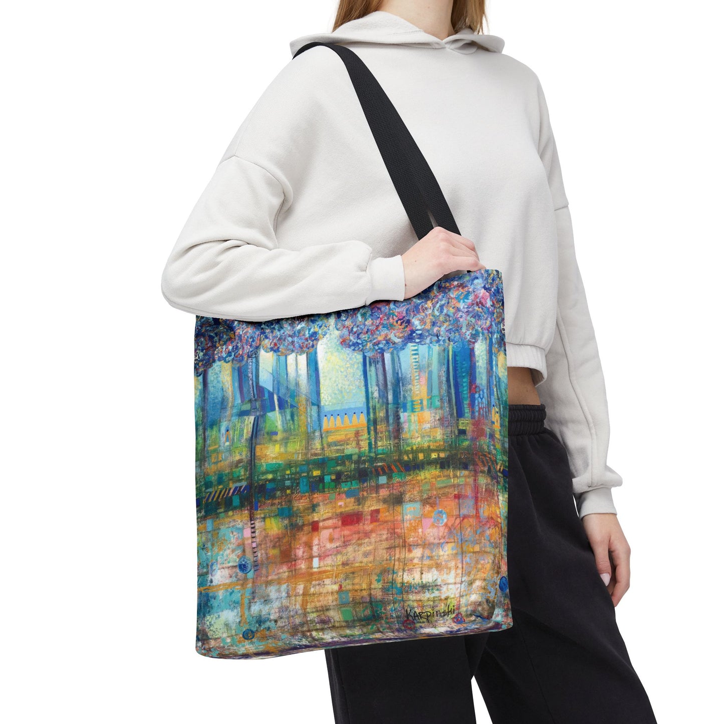 Rise Up to The Gates of Glory Canvas Art Tote Bag - Leslie Karpinski