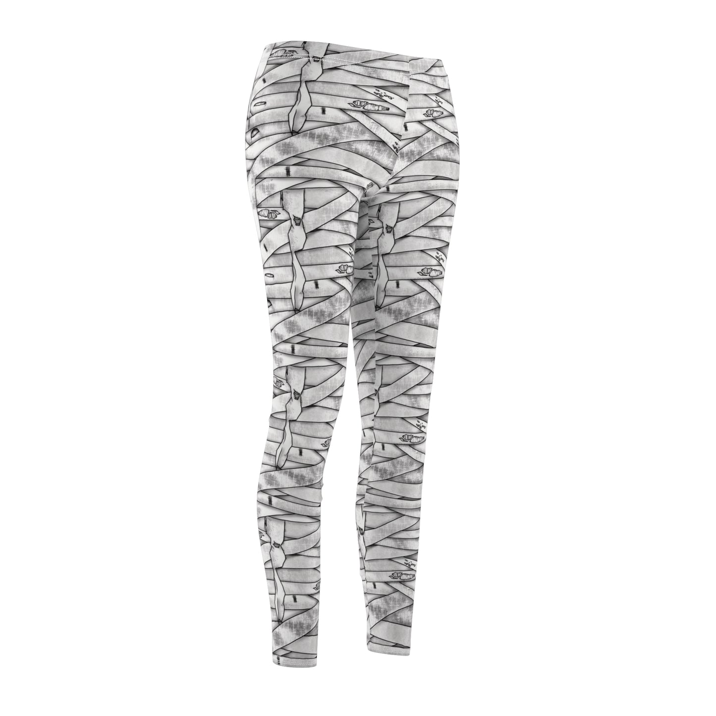 Mummy Womens Halloween Costume Leggings Yoga Stretch Pants - Saiko Studio