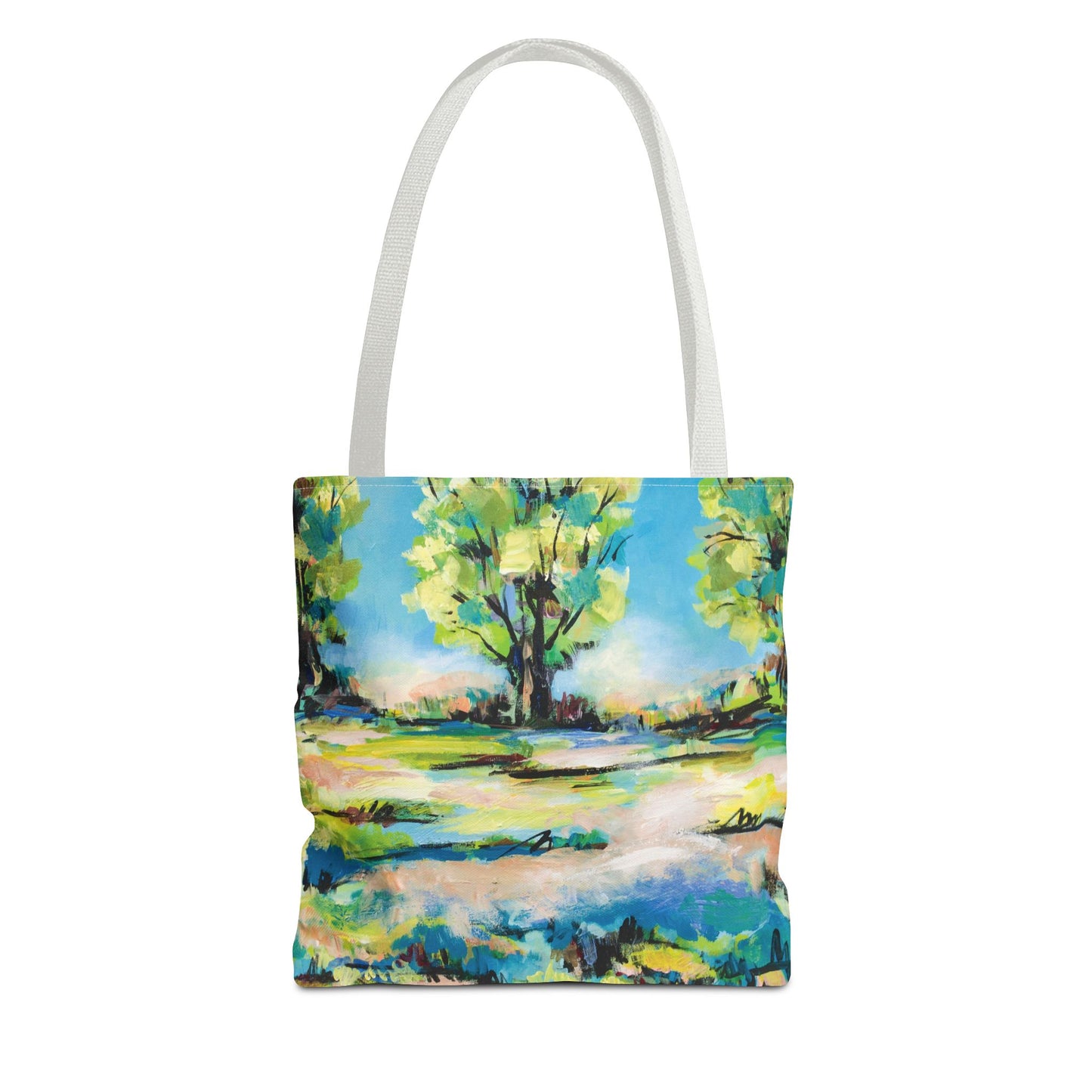 Tanglewood Tree Line Canvas Tote Bag - Leslie Karpinski