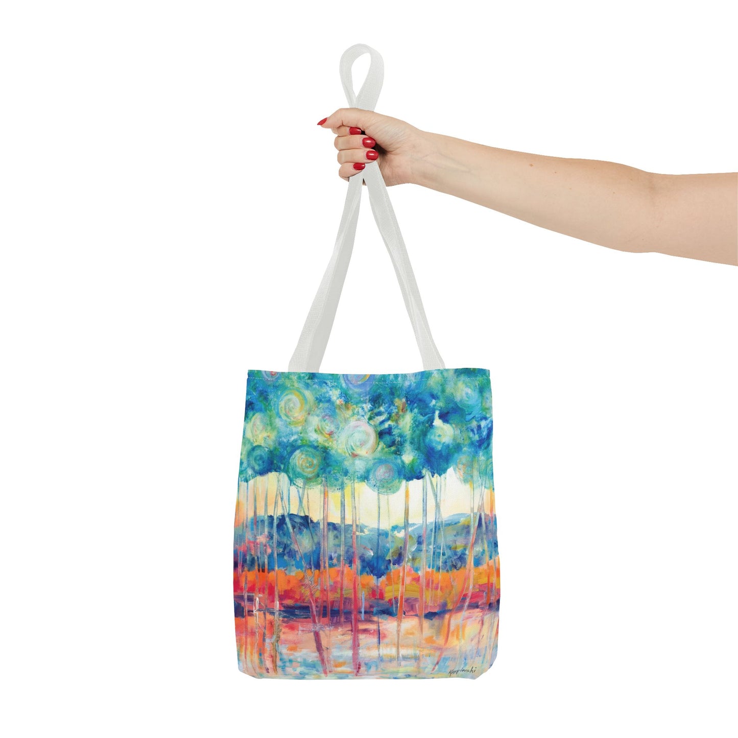 Canopy At Sunset Canvas Tote Bag - Leslie Karpinski