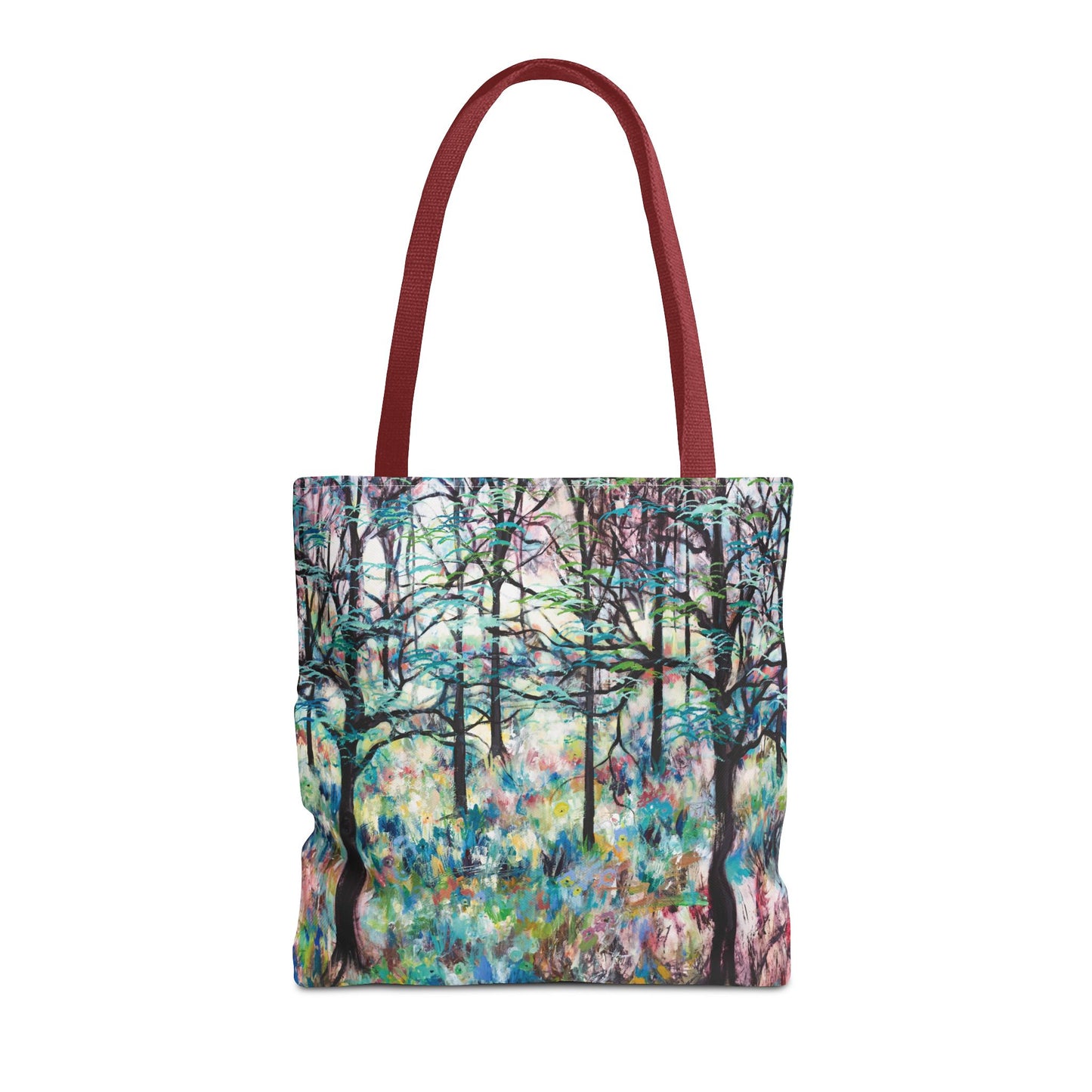 Forest Landscape Art Tote Bag Canvas Shopping Bag - Leslie Karpinski