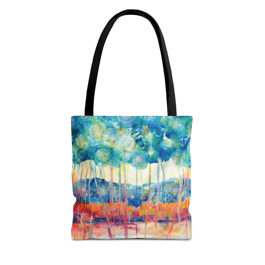 Canopy At Sunset Canvas Tote Bag - Leslie Karpinski