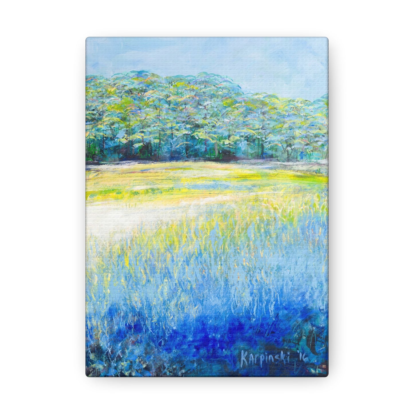 Landscape Canvas Wall Art Nature Scene Artwork - Myrtle Grove by Leslie Karpinksi