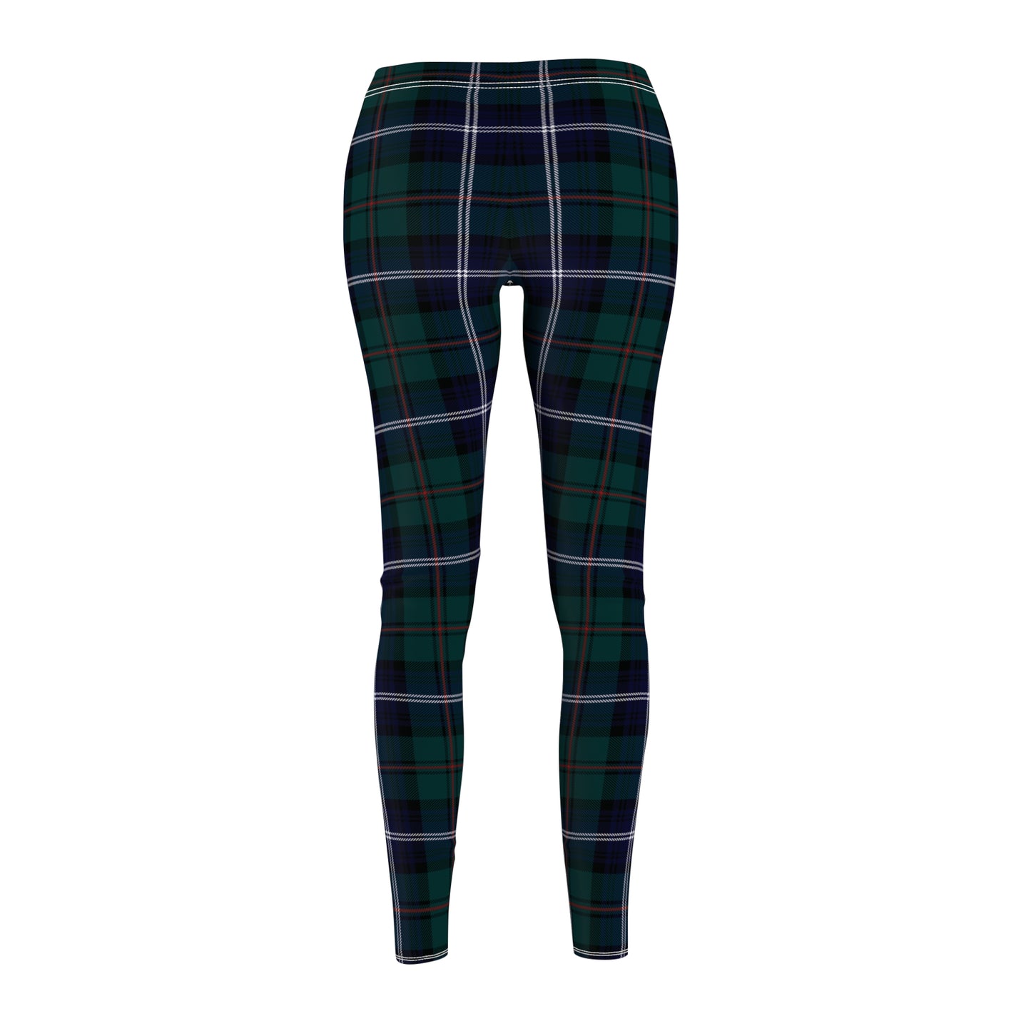 Custom Tartan Plaid Womens Leggings Stretch Yoga Pants - Saiko Studio