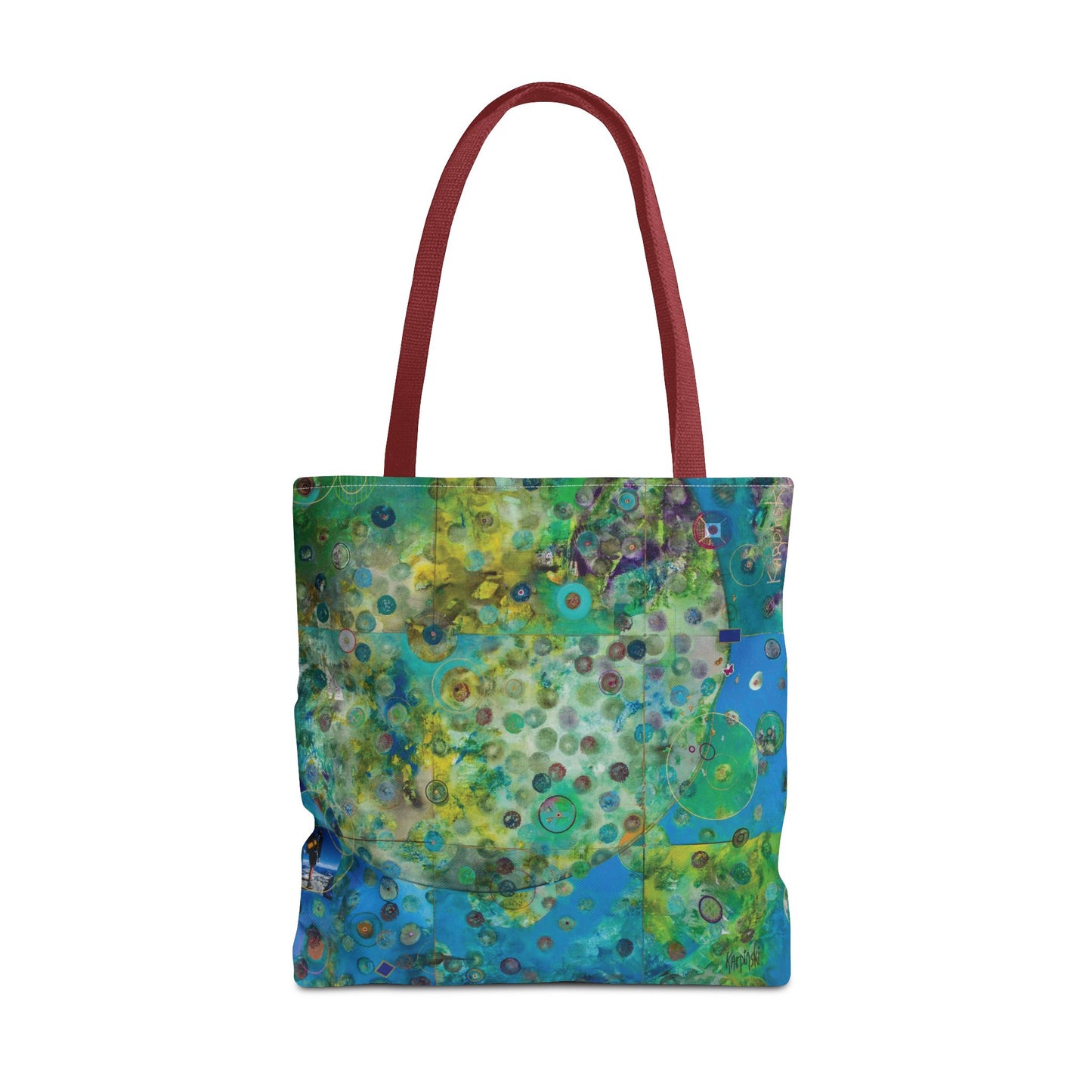 Earth Art Tote Bag Canvas Shopping Bag - Leslie Karpinski