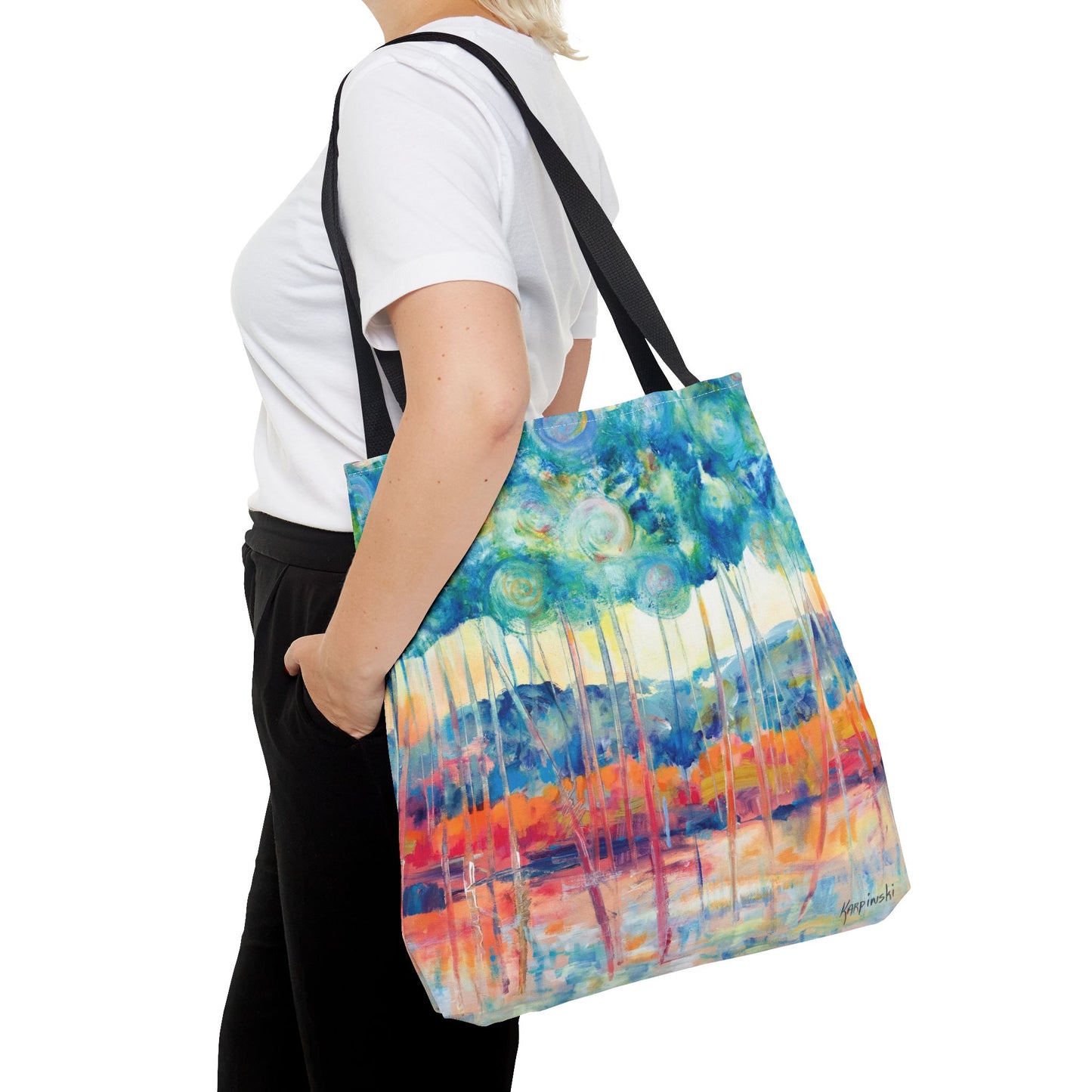 Canopy At Sunset Canvas Tote Bag - Leslie Karpinski