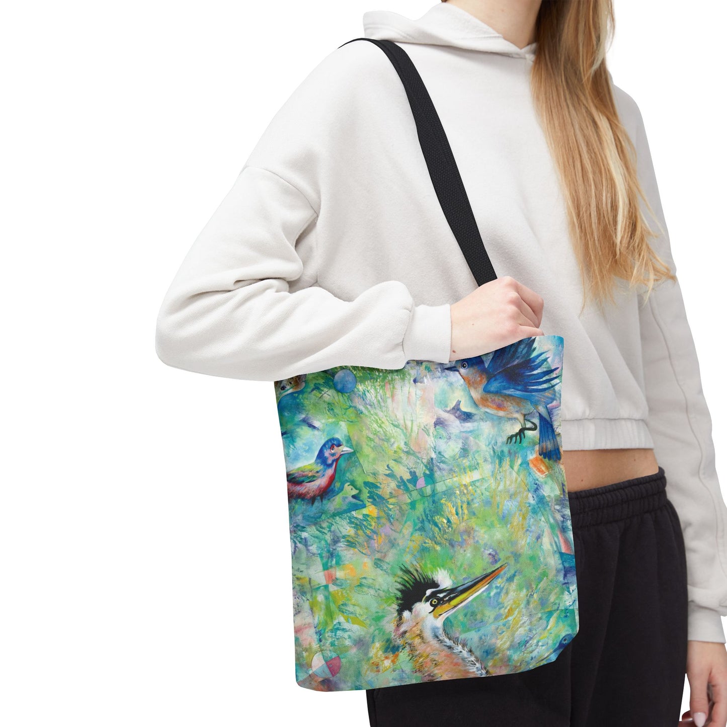 Messengers in the Sky Canvas Tote Bag - Leslie Karpinski